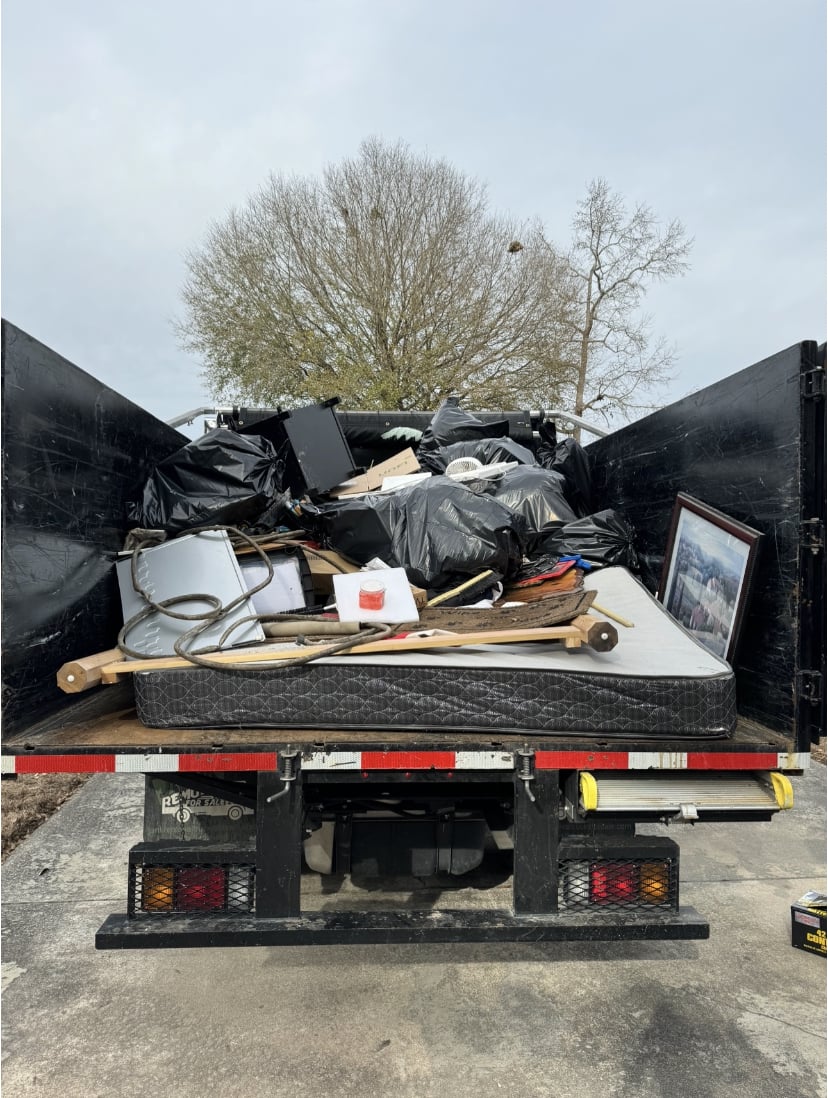 Mattress Loaded for Junk Removal
